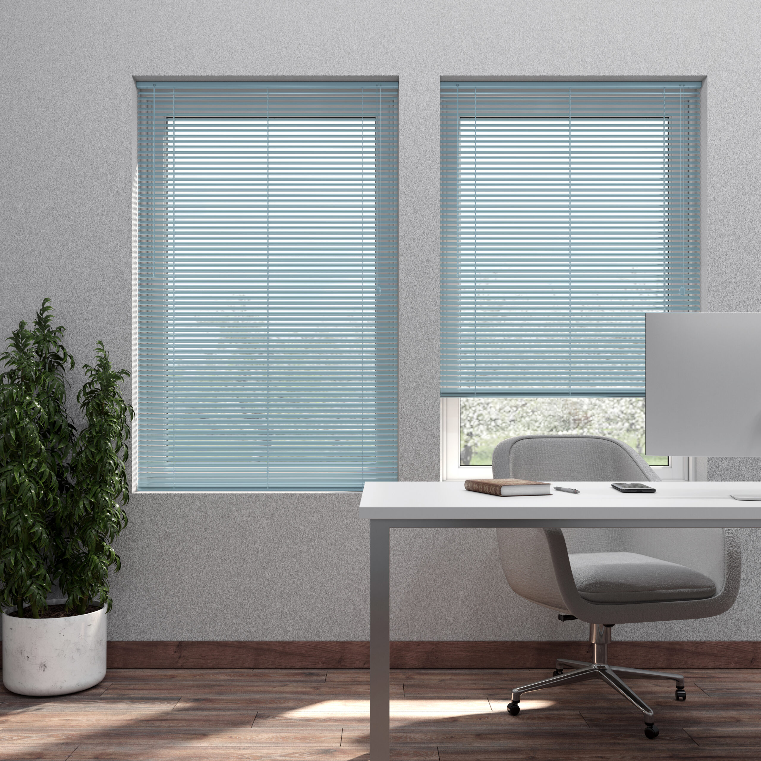 Baby Blue Aluminium Venetian