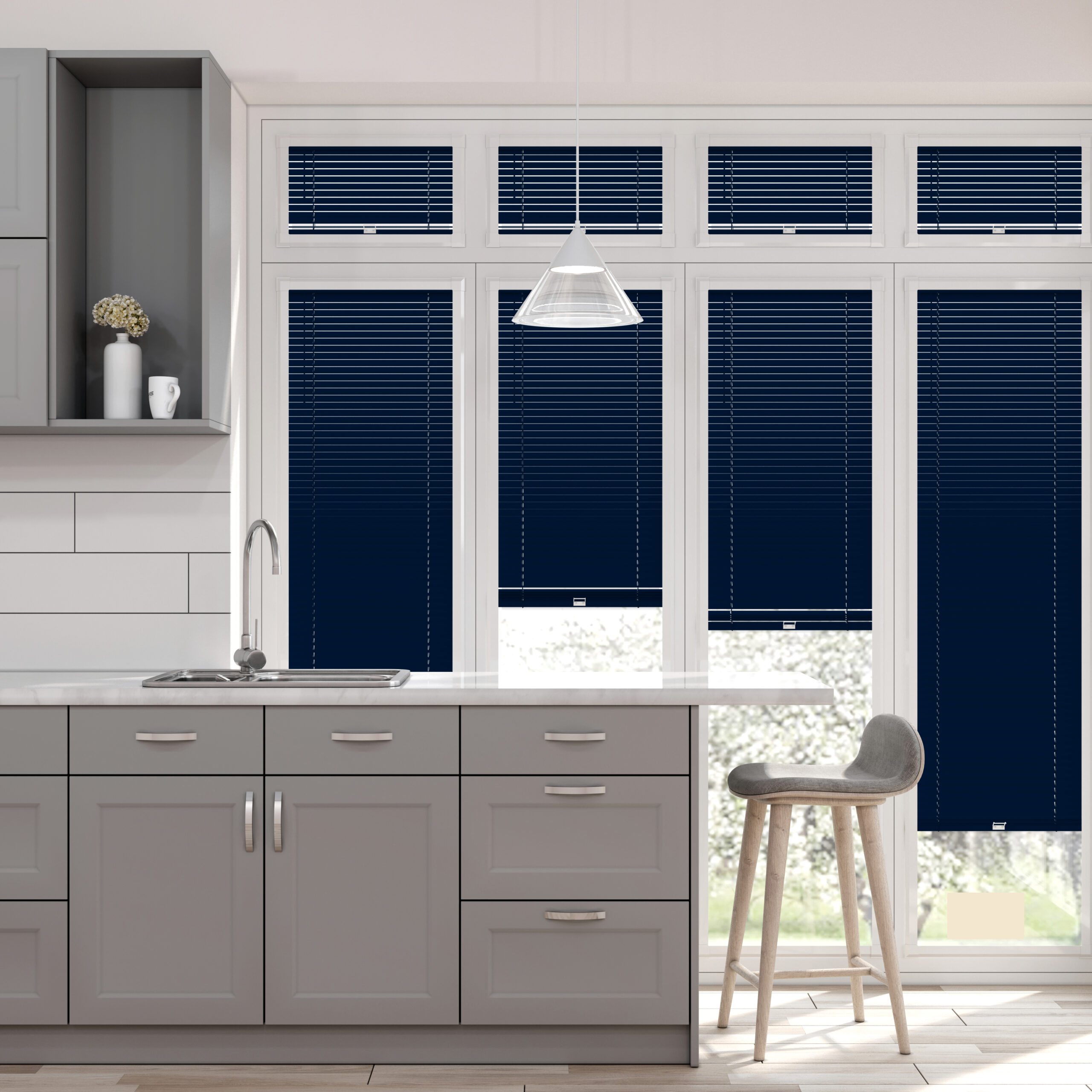 Perfect Fit Aluminium Venetian Deep Navy