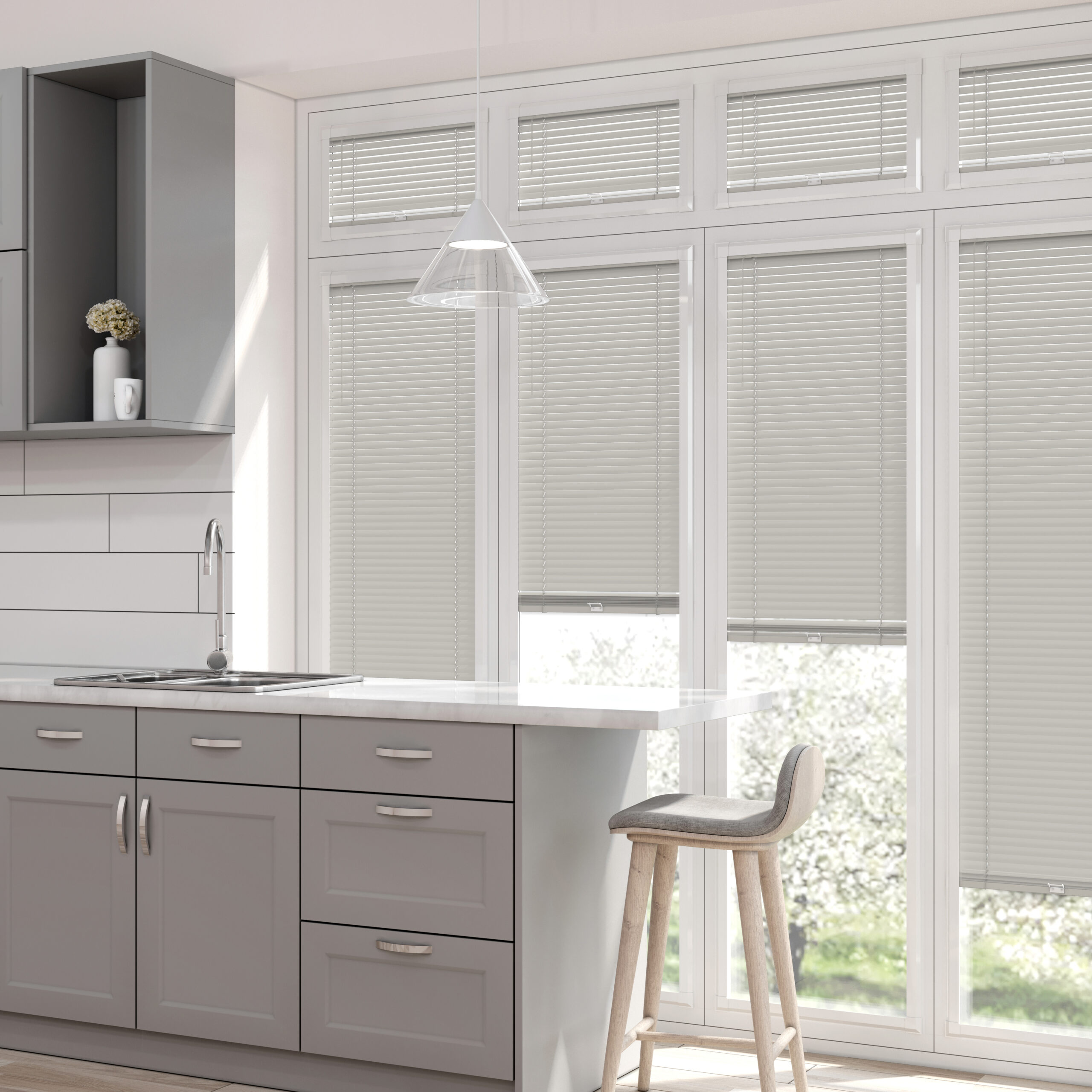 Perfect Fit Aluminium Venetian Light Stone Gloss - Image 2